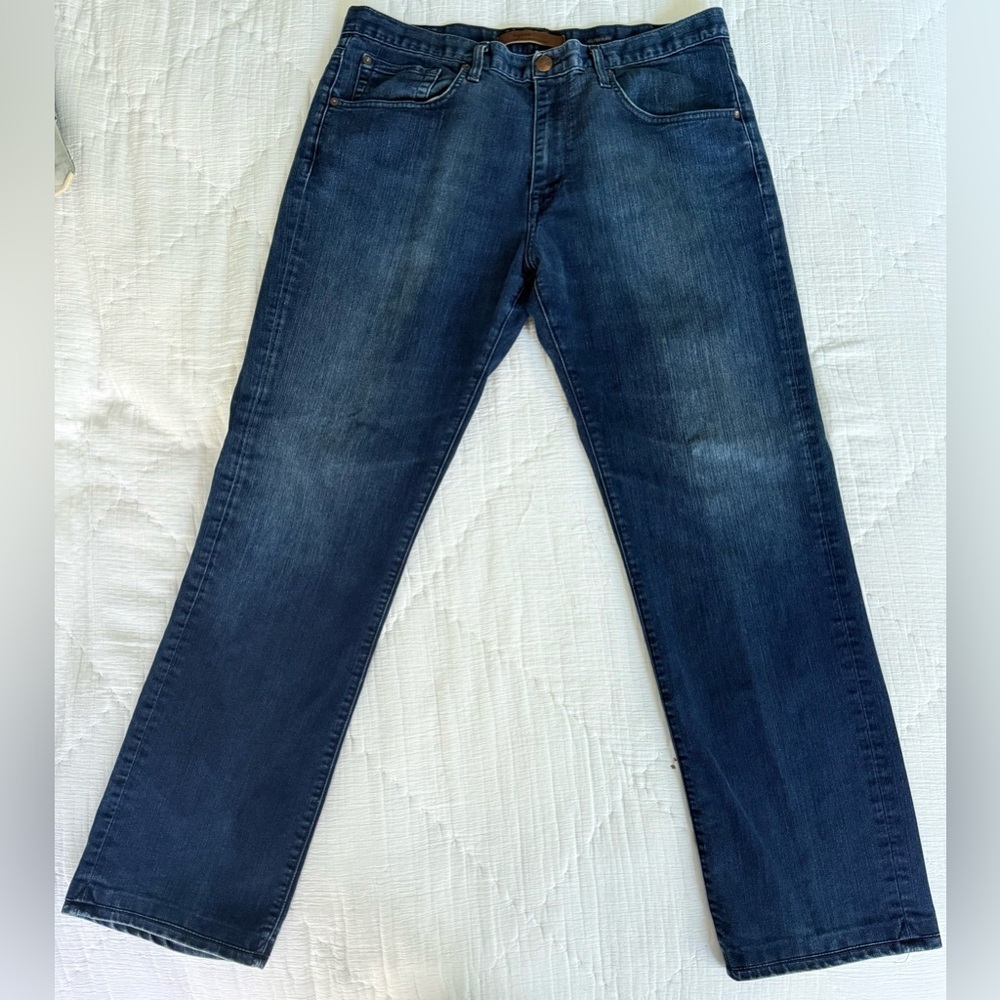 NWOT: Agave Denim Waterman Relaxed Straight 38x31 Triple Indigo Made in USA